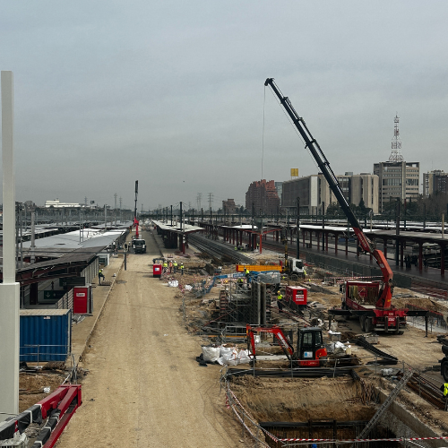 Electroisrael remodelación estación de Chamartin Madrid (6)