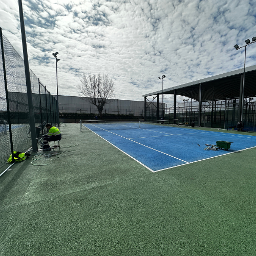 Electroisrael RENOVACION DE LINEAS EN PISTAS DE TENIS PARA POLIDEPORTIVO MUNICIPAL DE AJALVIR (4)